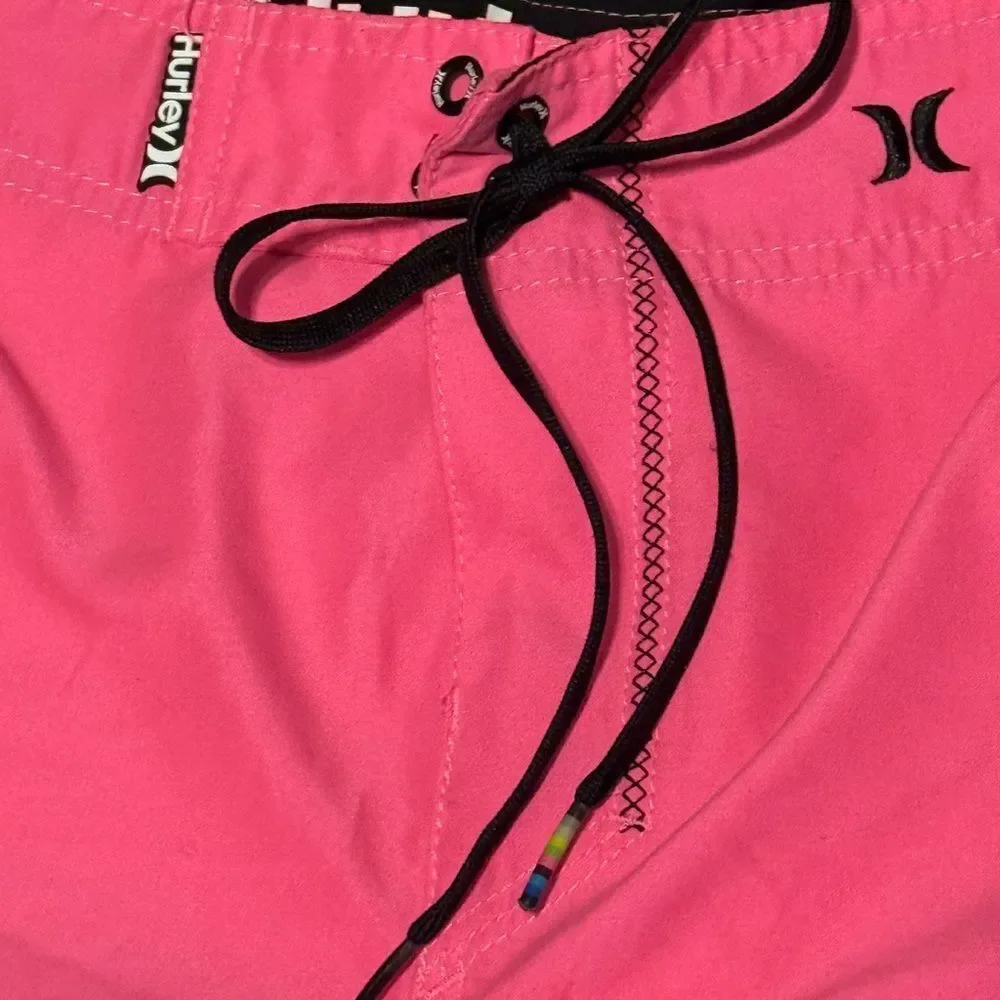Pink Men’s Hurley brand Board Shorts with Logo size 28